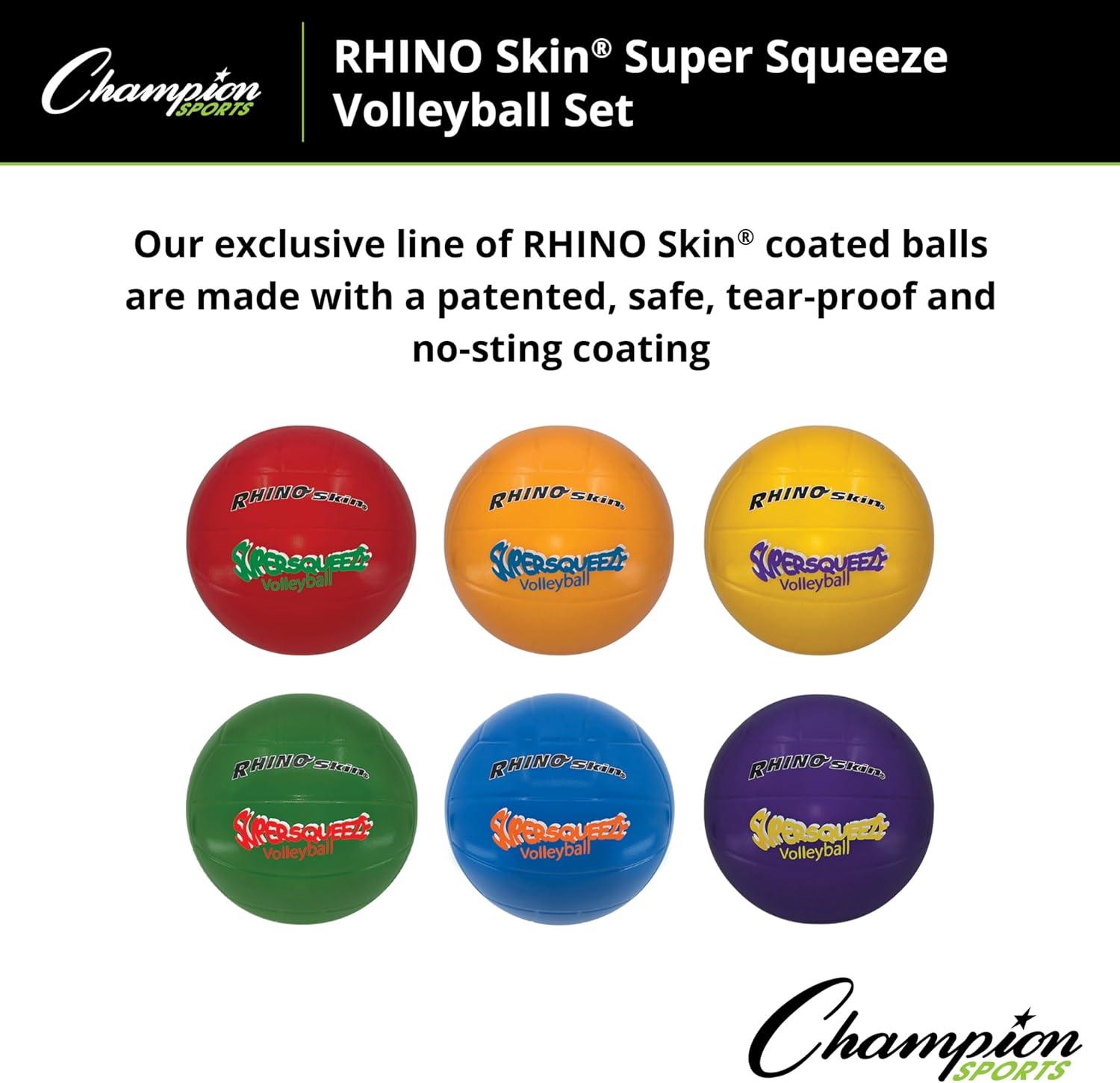 image:imageChampion Sports Super Squeeze 7 Volleyball Set