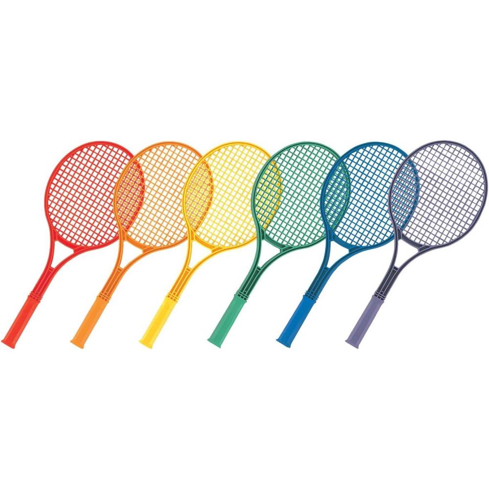 image:imageChampion Sports Plastic amp Foam Racket Sets Durable Lightweight Paddles for Youth Play amp PE Paddleball RacquetballPlastic Tennis Racquet Set of 6