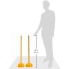 Champion Sports Agility Training Pole & Hurdle Sets – Speed, Footwork & Coordination Drills, Indoor/Outdoor PVC Poles(Agility Pole Hurdle Set)