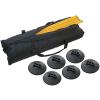 Champion Sports Agility Training Pole & Hurdle Sets – Speed, Footwork & Coordination Drills, Indoor/Outdoor PVC Poles(Pro Agility Pole Set)