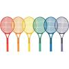 Champion Sports Plastic & Foam Racket Sets – Durable, Lightweight Paddles for Youth Play & PE, Paddleball, Racquetball(Plastic Tennis Racquet Set of 6)