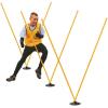 Champion Sports Agility Training Pole & Hurdle Sets – Speed, Footwork & Coordination Drills, Indoor/Outdoor PVC Poles(Pro Agility Pole Set)