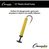 Champion Sports IP12 Plastic Hand Pump, 12 Inch, Yellow