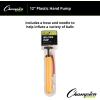 Champion Sports IP12 Plastic Hand Pump, 12 Inch, Yellow