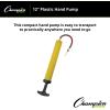 Champion Sports IP12 Plastic Hand Pump, 12 Inch, Yellow