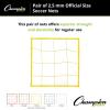 2.5 MM Twisted Soccer Net Pair by Champion Sports(Yellow)