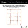 Champion Sports Official Size Soccer Net, 6.0mm, Orange