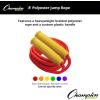 Champion Barbell Yellow Handle Braided Jump Rope, 8-Feet